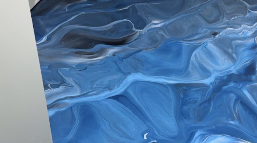 Metallic — Ocean Swirl