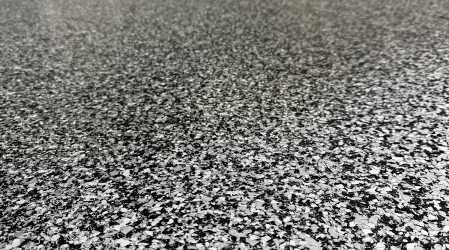 Garage — Charcoal Flake Detail